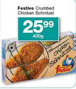 Festive Crumbed Chicken Schnitzel-400g
