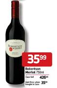 Robertson Merlot-750ml Each