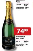 Krone Brut MCC-750ml Each