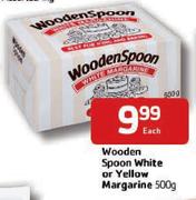 Wooden-Spoon White Or Yellow Margarine-500g Each