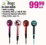 iFrogz In-Ear Buds - Each