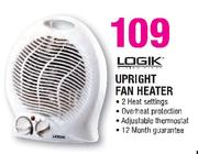 Logik Upright Fan Heater