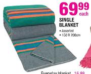 Single Blanket Assorted-150x200cm Each