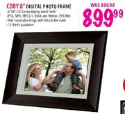 Coby 8" Digital Photo Frame