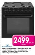 Kelvinator 600 Undercounter Oven And Hob Set-Per Set
