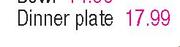 Loose Dinnerware Dinner Plate