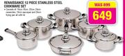 Renaissance 12 Piece Stainless Steel Cookware Set