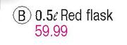 Red Flask 0.5L-Each