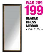 Beaded Dress Mirror-Each