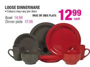 Loose Dinnerware Mug Or Side Plate-Each