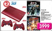 PS3 500GB Red Bundle