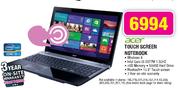Acer Touch Screen Notebook