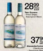 Two Oceans Sauvignon Blanc-750ml Each