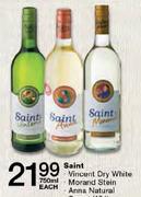Saint Anna Natural Sweet White-750ml Each