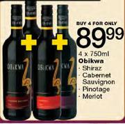 Obikwa Shiraz-4 x 750ml