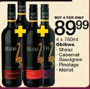 Obikwa Pinotage-4 x 750ml
