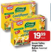 Green Valley Vegetable Bakes-350gm Each