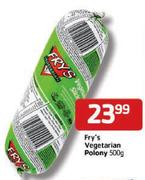 Fry;s Vegetarian Polony-500gm