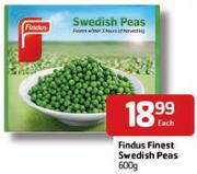 Findus Finest Swedish Peas-600gm Each