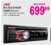 JVC Mp3/Aux In Front Loader(KD-R321)