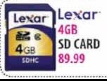 Lexar SD Card-4GB