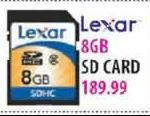 Lexar SD Card-8GB