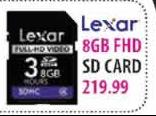 Lexar SD Card-8GB FHD