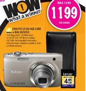 Coolpix S3100 4GB Card+Bag Bundle 