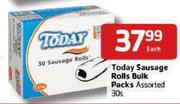 Today Sausage Rolls Bulk Packs Assorted-30's Each