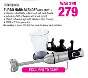 Brabantia Turbo Hand Blender-BBEK1061