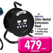 Reelco 30m Metal Extension Reel Each