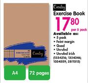 Croxley Exercise Book-Per 5 Pack