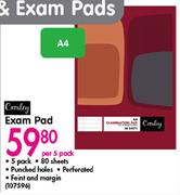 Croxley Exam Pad-Per 5 Pack