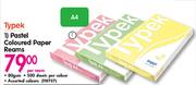 Typek Pastel Coloured Paper Reams-Per Ream