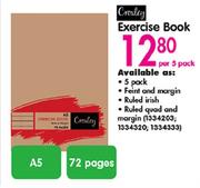 Croxley Exercise Book-Per 5 Pack