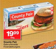County Fair 400g Gekrummelde Hoenderburgers