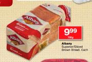 Albany 700g Superior/Sliced Brown Bread-Each