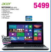 Acer Notebook-(E1-571) Each