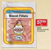 Goldi Bevrore Hoenderbarsiefilette-2Kg Each