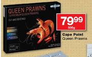 Cape Point Queen Prawns-500gm Each