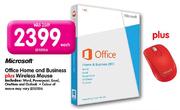 Microsoft Office Home And Business Plus Wireless Mouse