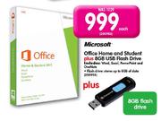 Microsoft Office Home And Student Plus 8GB USB Flash Drive