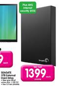 Seagate External Hard Drive-3TB