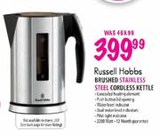 Russell Hobbs Brushed Stainless Steel Cordless Kettle
