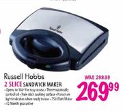 Russell Hobbs 2 Slice Sandwich Maker