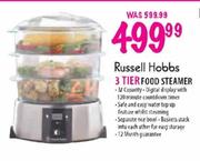 Russell Hobbs 3 Tier Food Steamer-3 Ltr Capacity