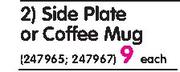 Detroit Side Plate Or Coffee Mug-Each