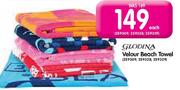 Glodina Velour Beach Towel-Each