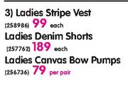 Legend Ladies Stripe Vest- Each