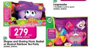 Shapes And Sharing Picnic Basket Or Musical Rainbow Tea Party-Each